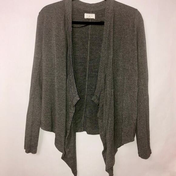 Lou and Grey l open front cardigan l Gray SZ S - Picture 1 of 6